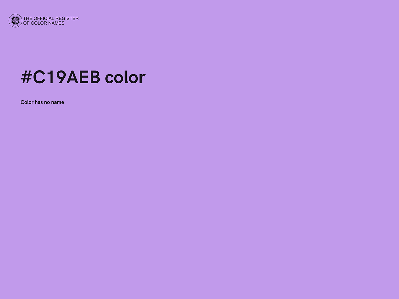 #C19AEB color image
