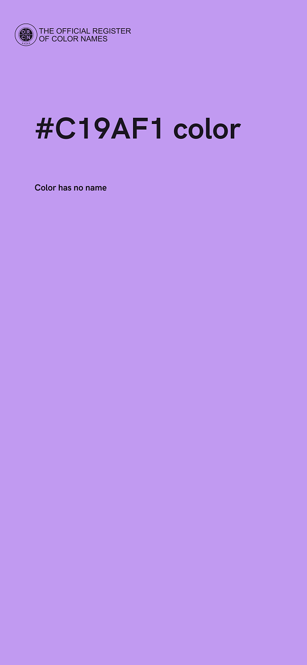 #C19AF1 color image