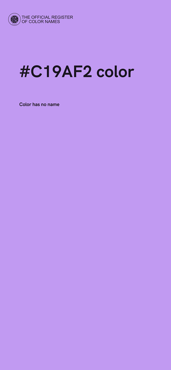 #C19AF2 color image
