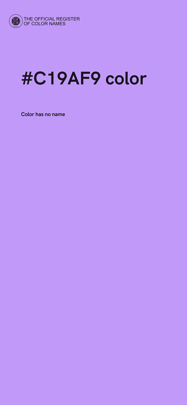 #C19AF9 color image