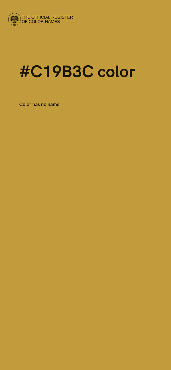 #C19B3C color image