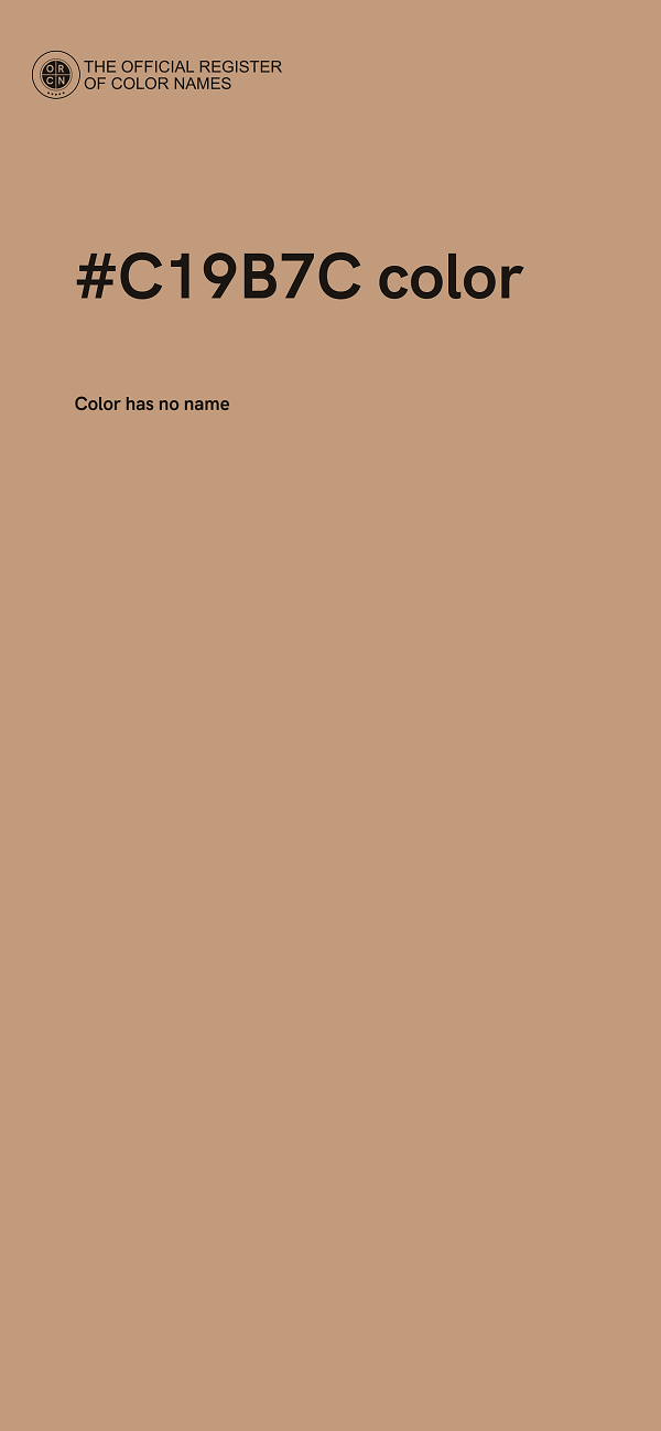 #C19B7C color image