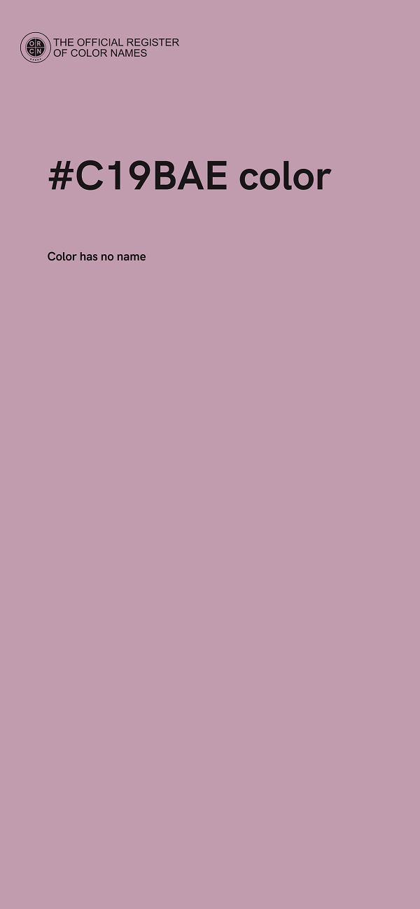 #C19BAE color image