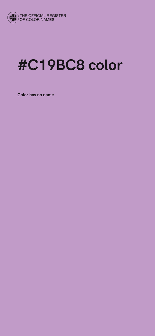 #C19BC8 color image