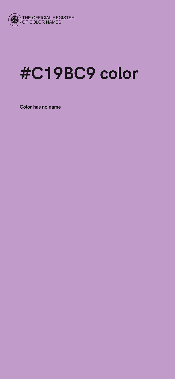 #C19BC9 color image