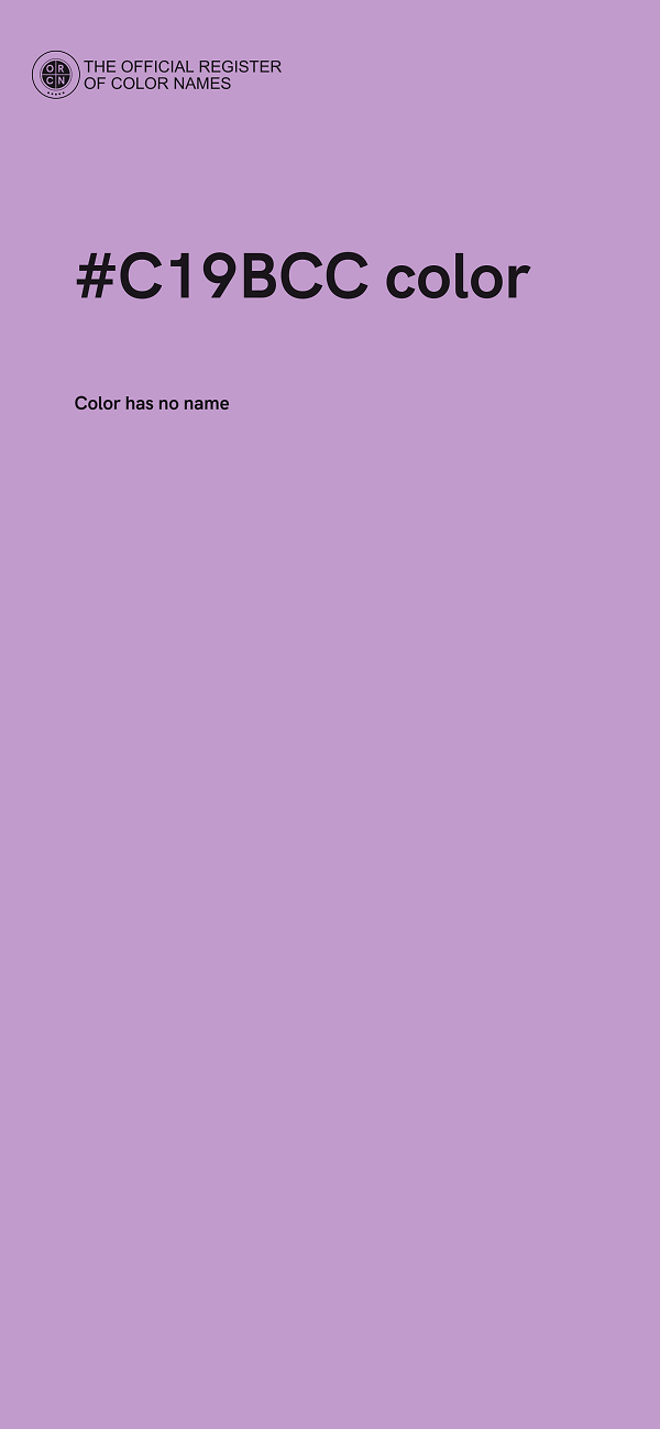 #C19BCC color image