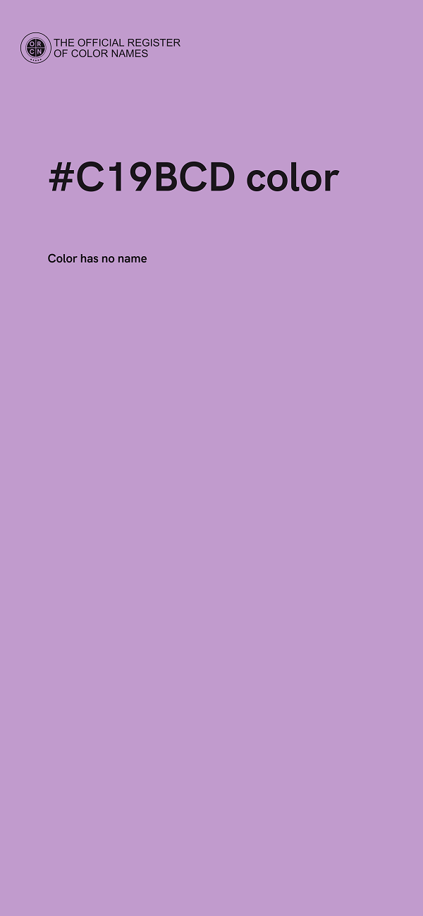 #C19BCD color image