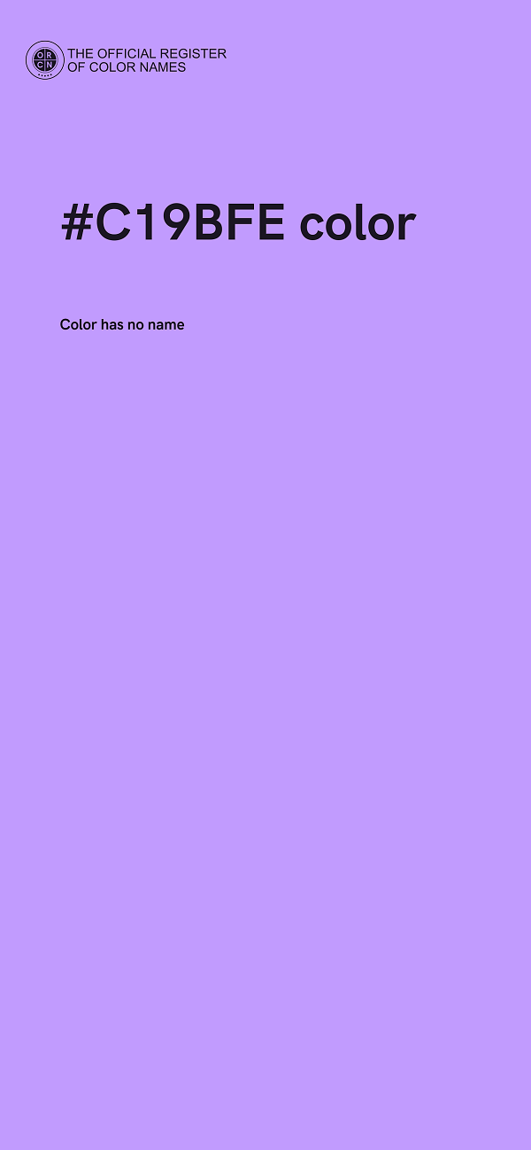 #C19BFE color image