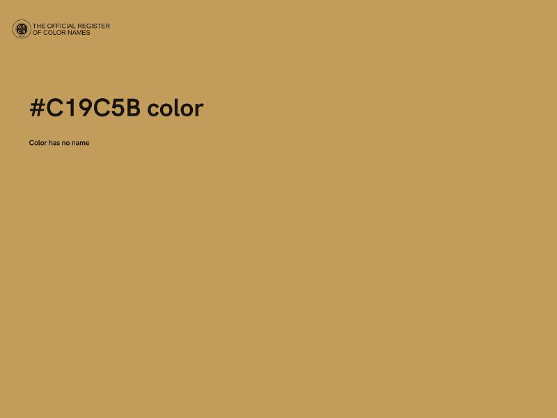 #C19C5B color image