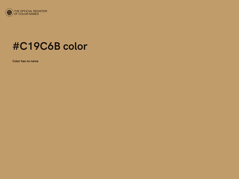 #C19C6B color image
