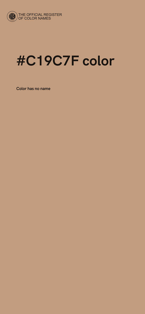 #C19C7F color image