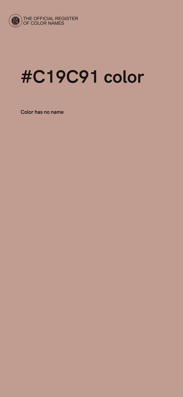 #C19C91 color image