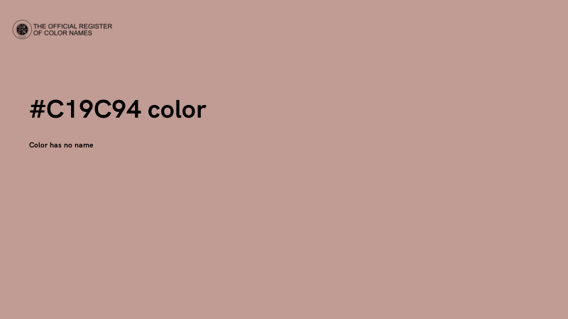 #C19C94 color image
