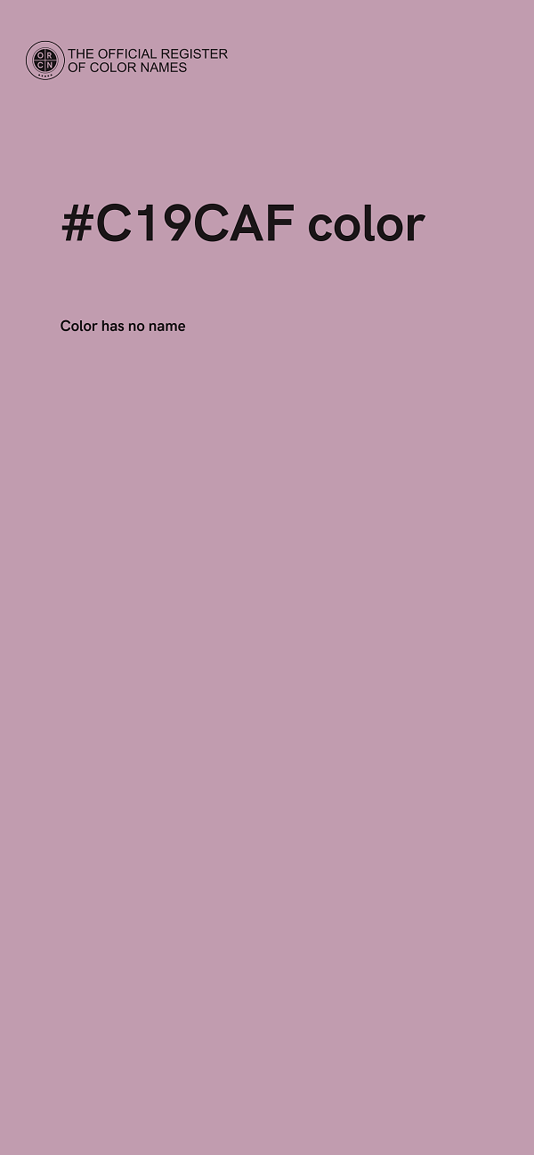 #C19CAF color image