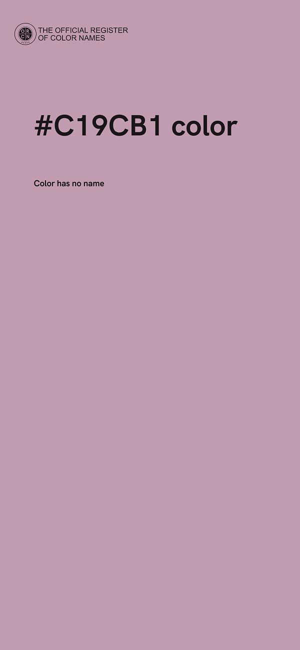 #C19CB1 color image