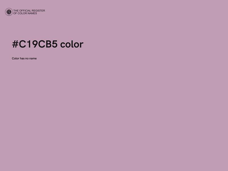 #C19CB5 color image