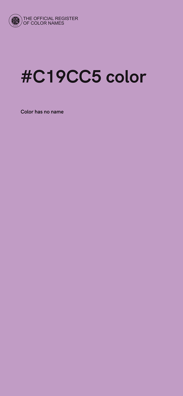 #C19CC5 color image