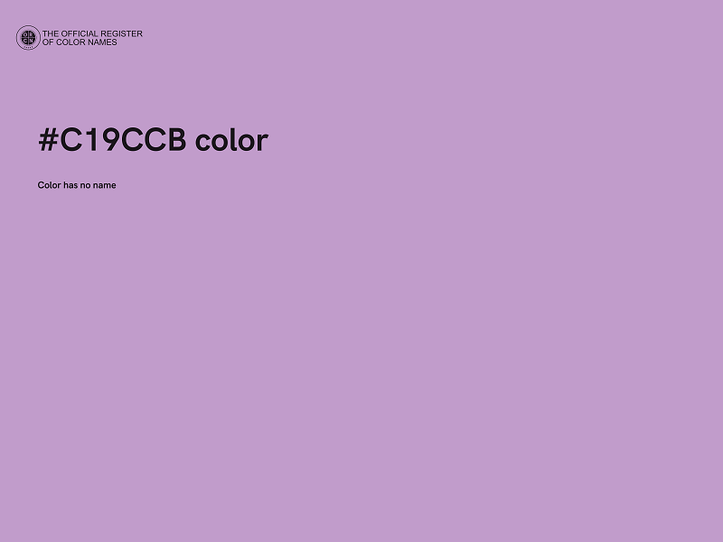 #C19CCB color image