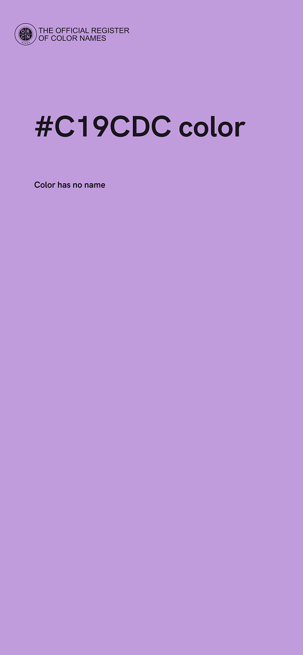 #C19CDC color image