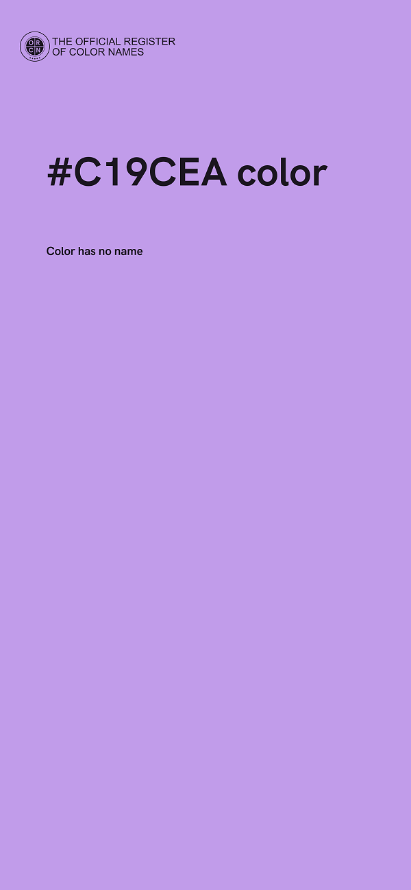 #C19CEA color image