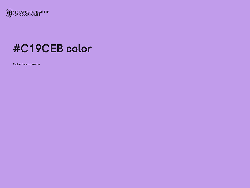 #C19CEB color image