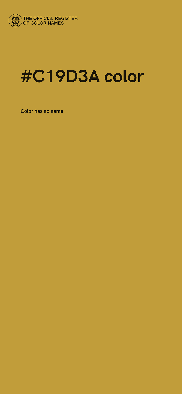 #C19D3A color image