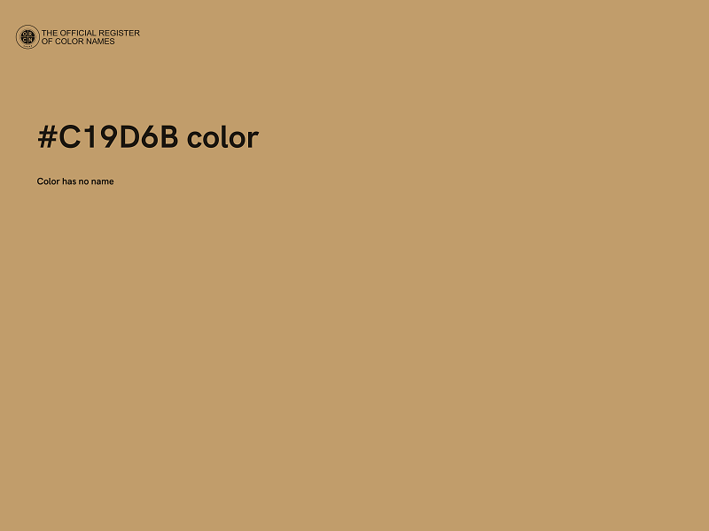 #C19D6B color image