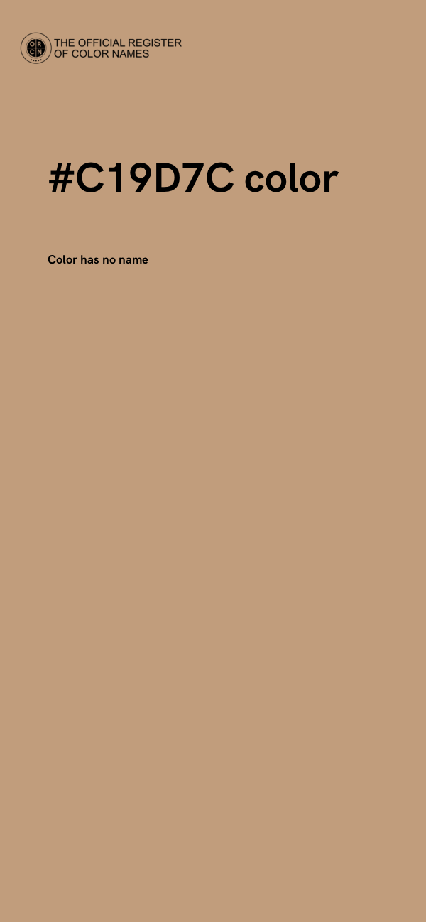 #C19D7C color image