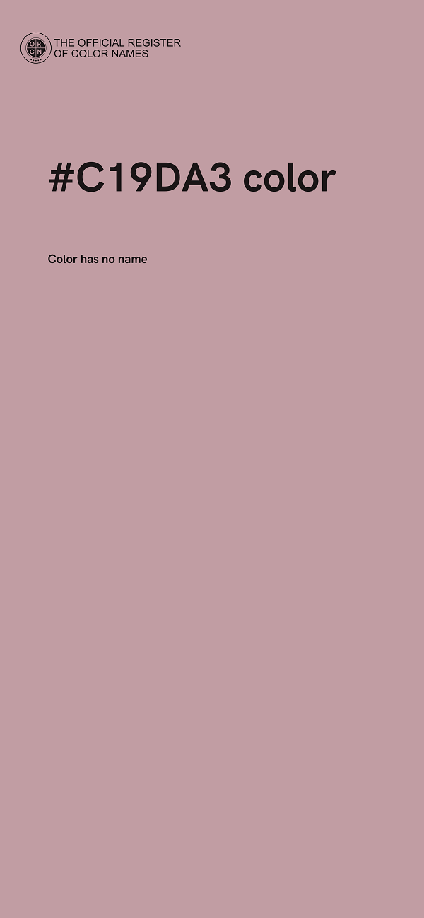 #C19DA3 color image