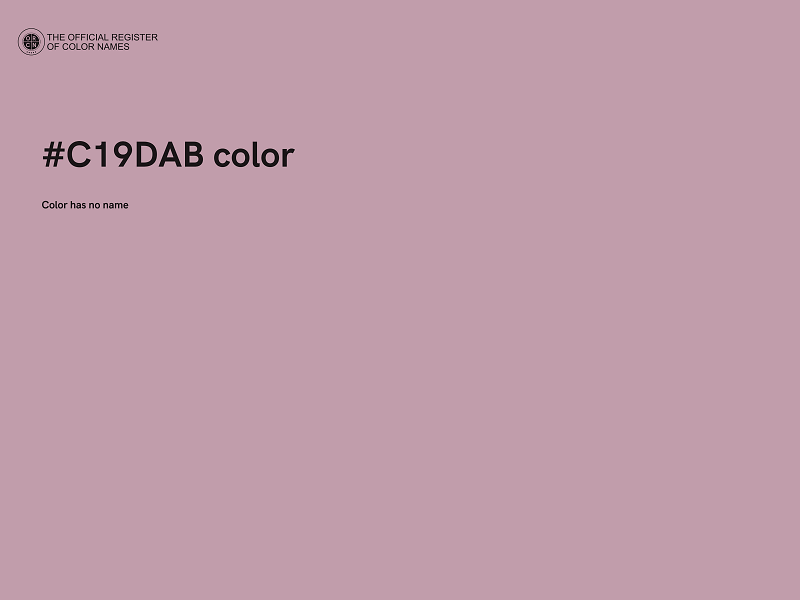 #C19DAB color image