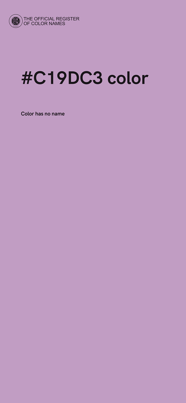 #C19DC3 color image