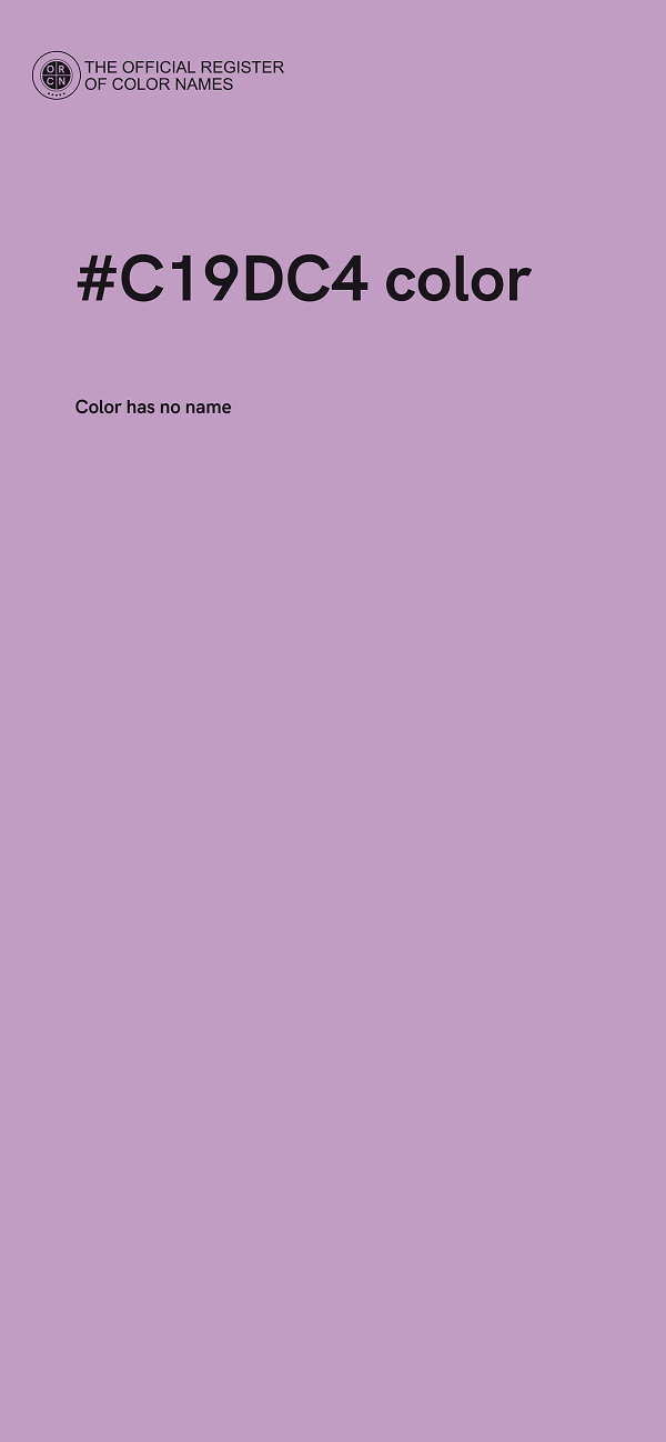 #C19DC4 color image