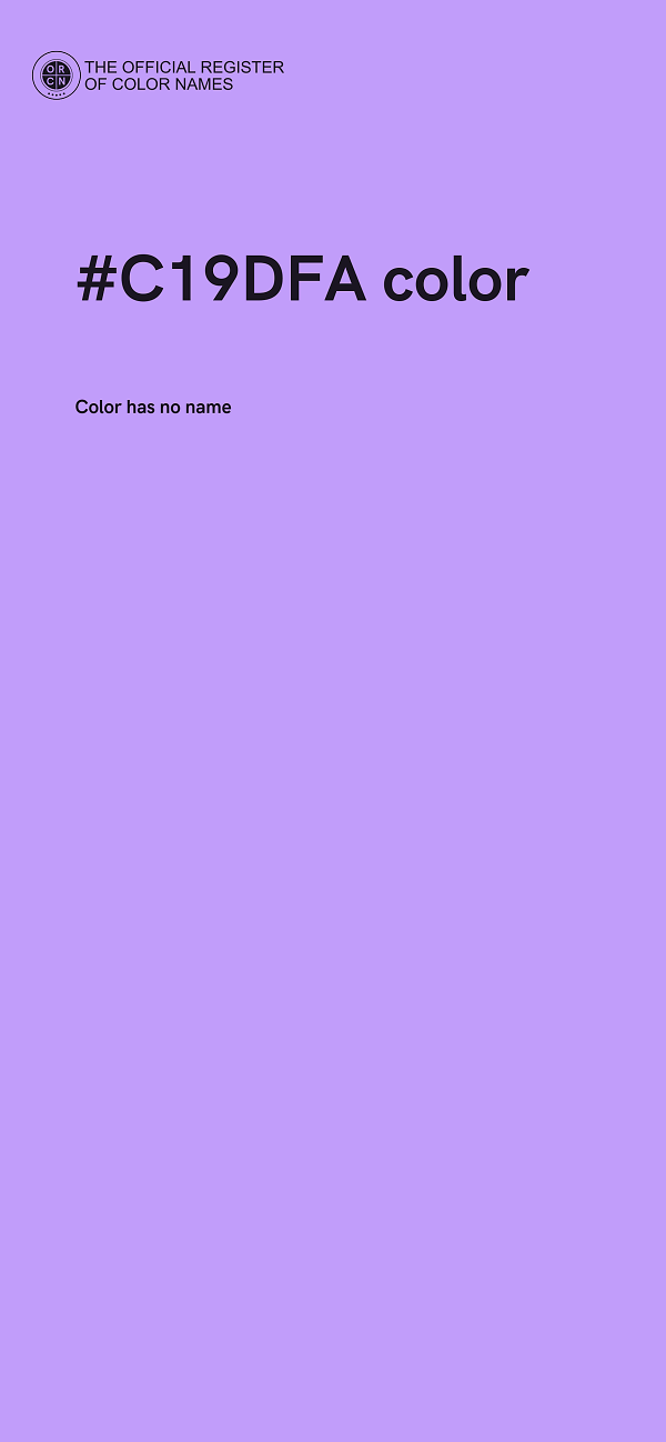 #C19DFA color image