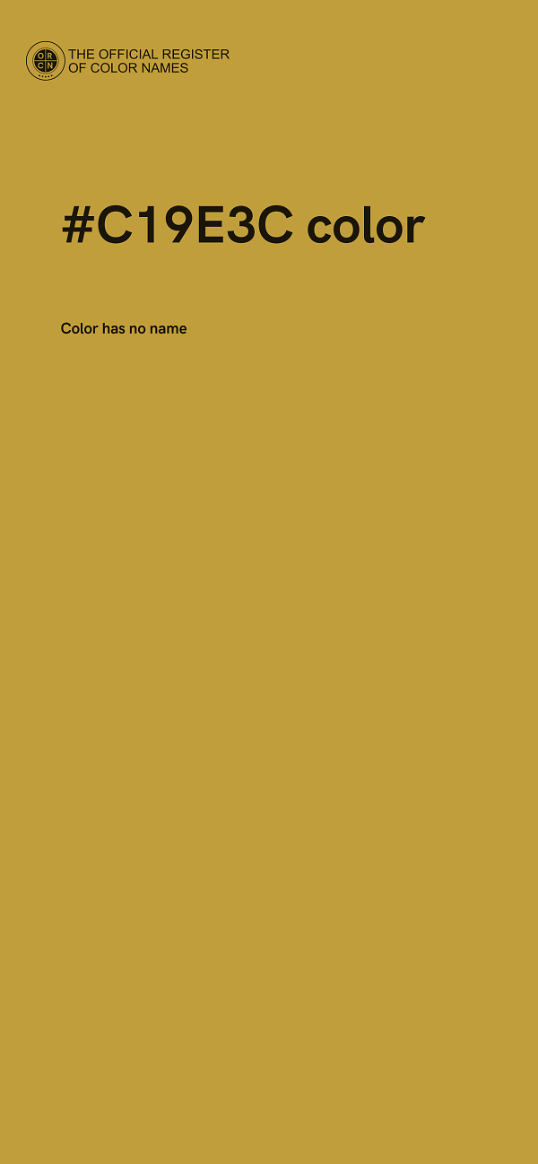 #C19E3C color image