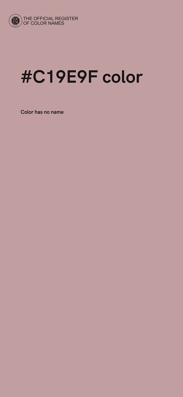 #C19E9F color image