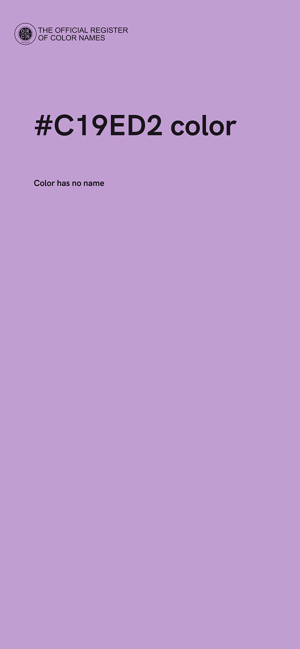 #C19ED2 color image