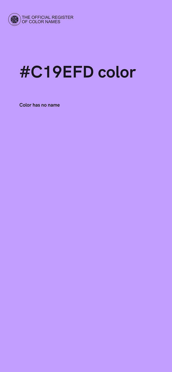 #C19EFD color image
