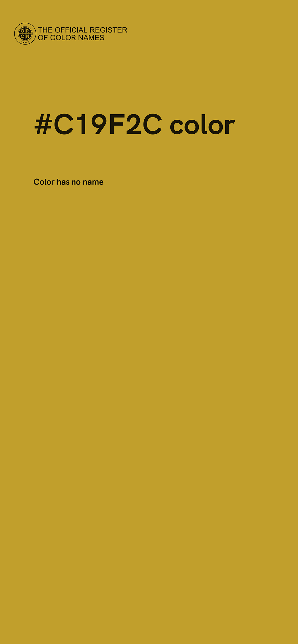 #C19F2C color image