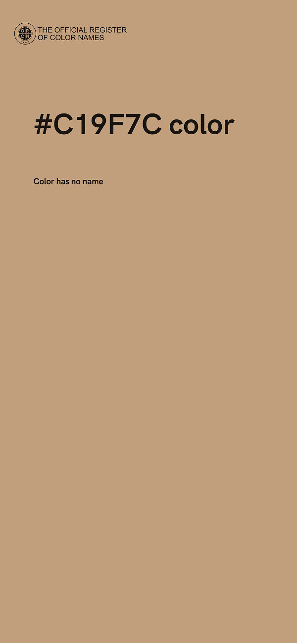 #C19F7C color image
