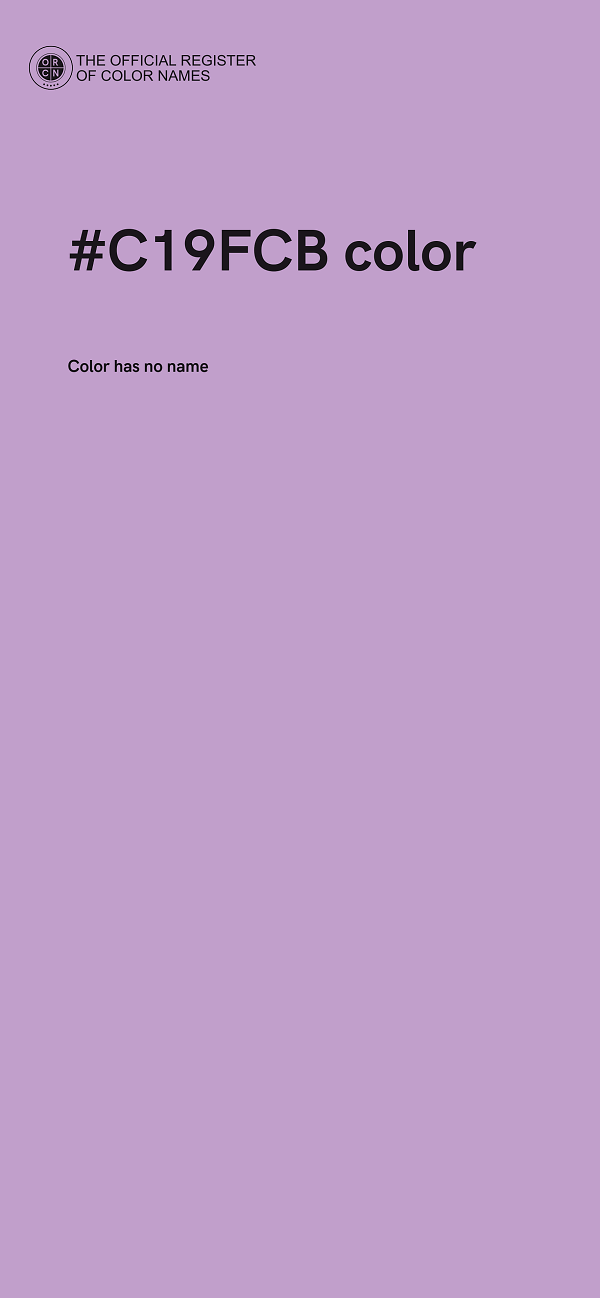 #C19FCB color image