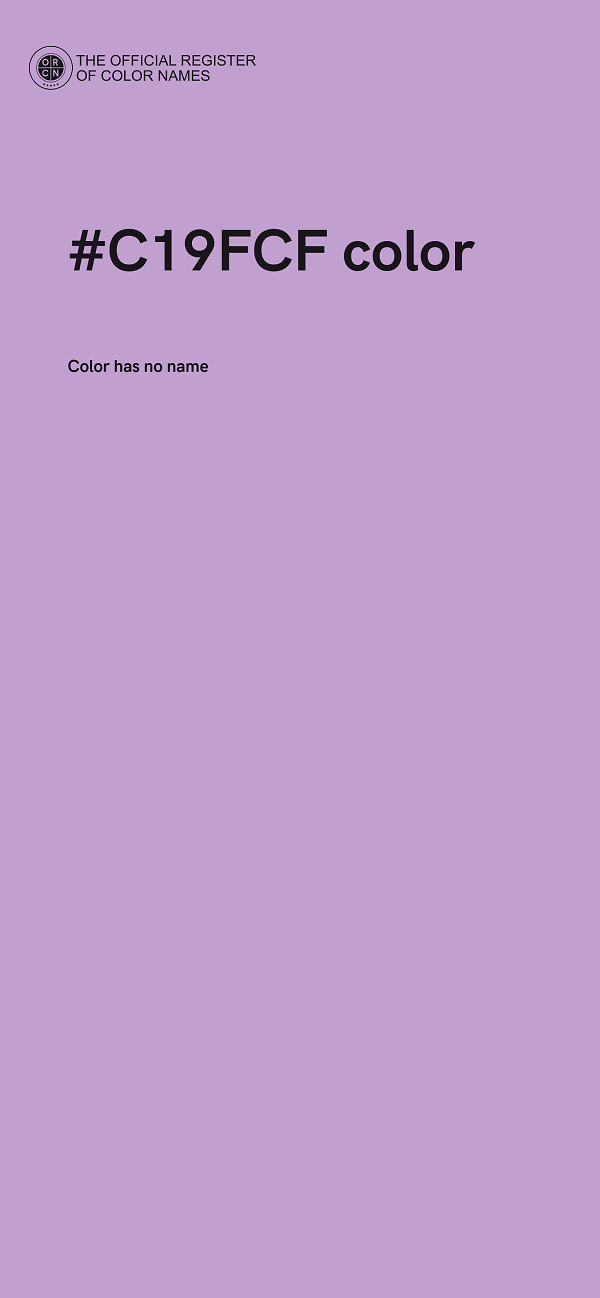 #C19FCF color image