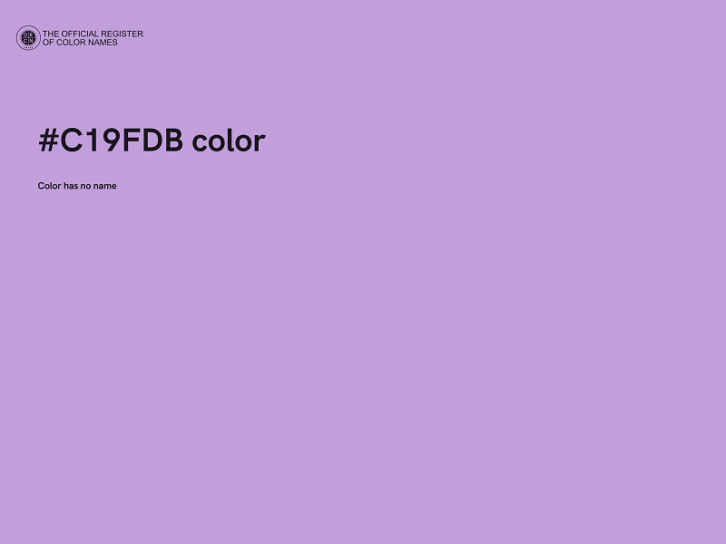 #C19FDB color image