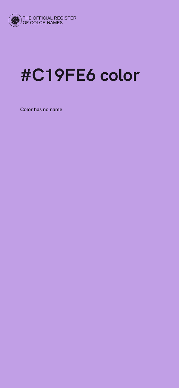 #C19FE6 color image