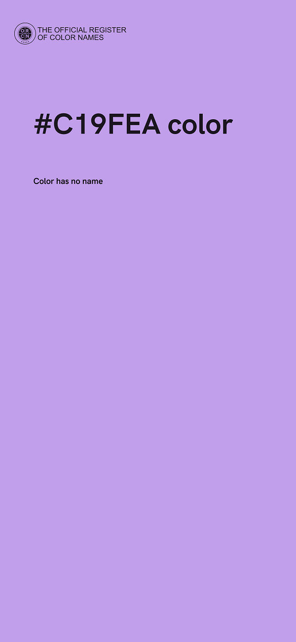 #C19FEA color image