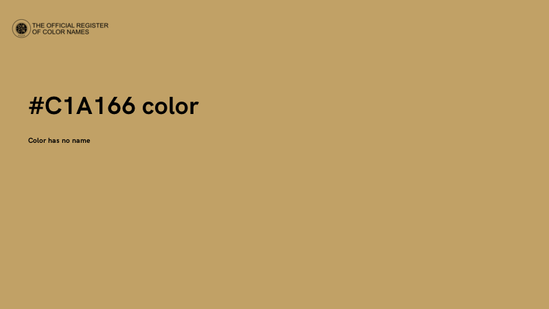 #C1A166 color image