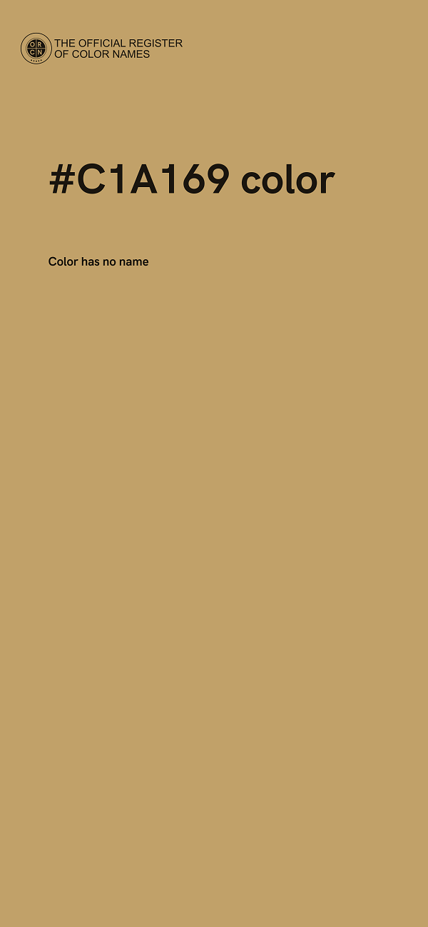 #C1A169 color image