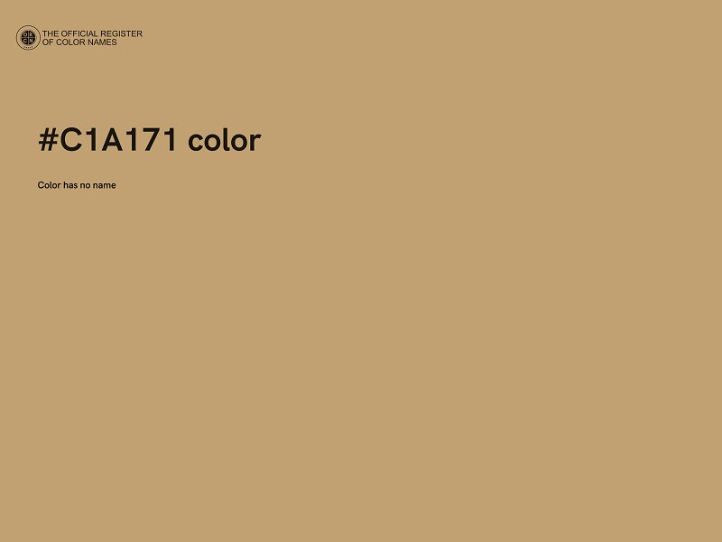 #C1A171 color image