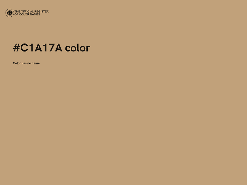 #C1A17A color image