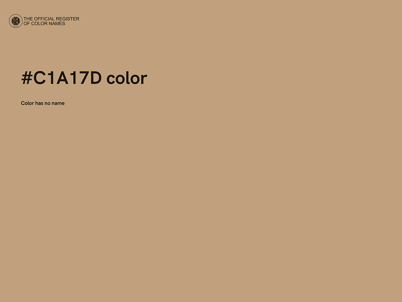 #C1A17D color image