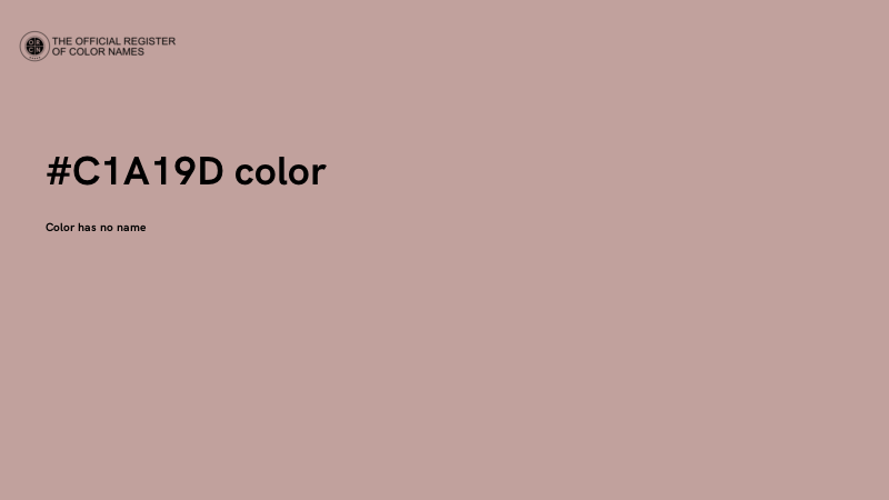 #C1A19D color image